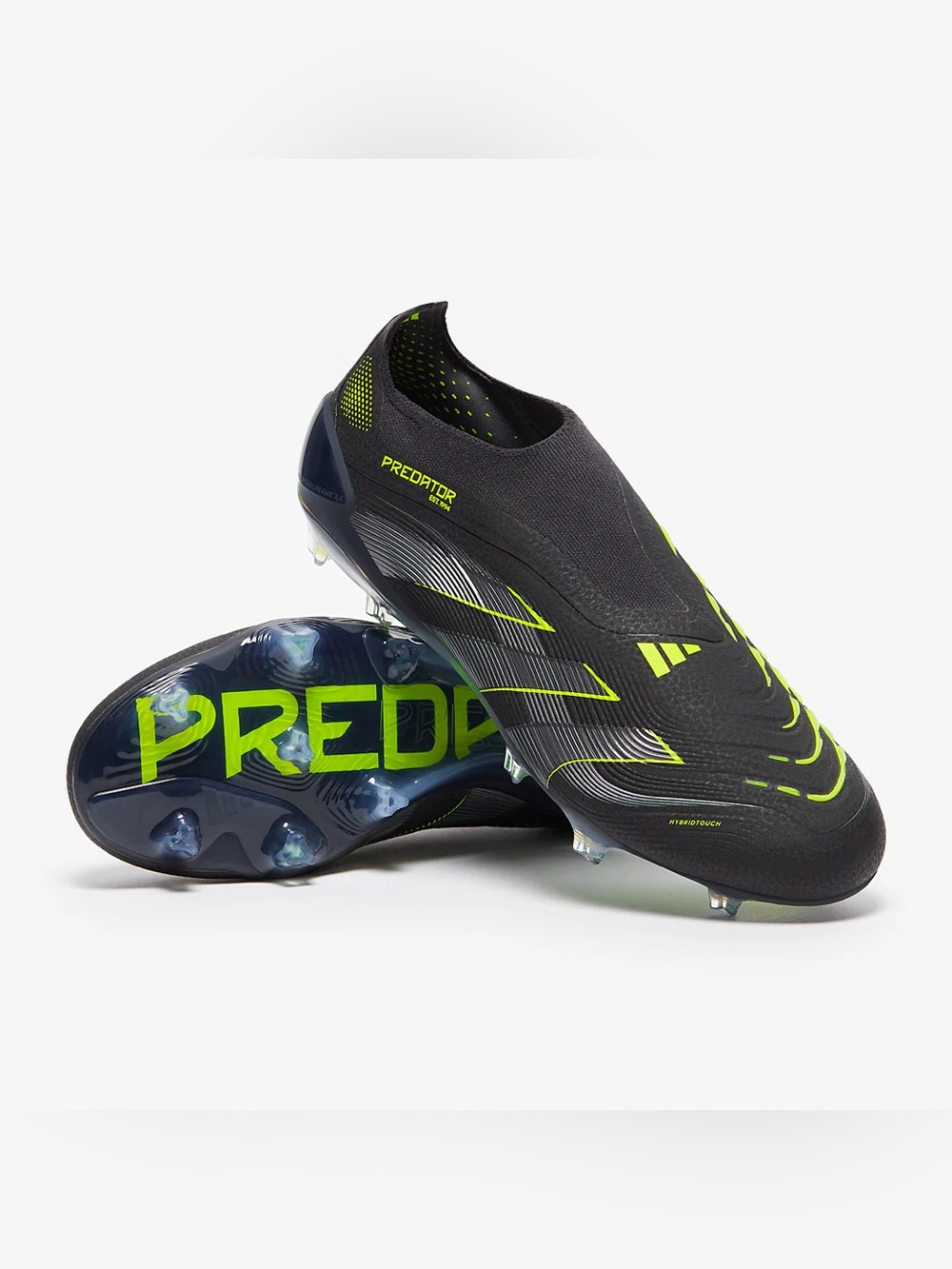 Adidas Predator Elite Laceless FG Electric Stealth Pack Men’s Size 6 JI1078 New